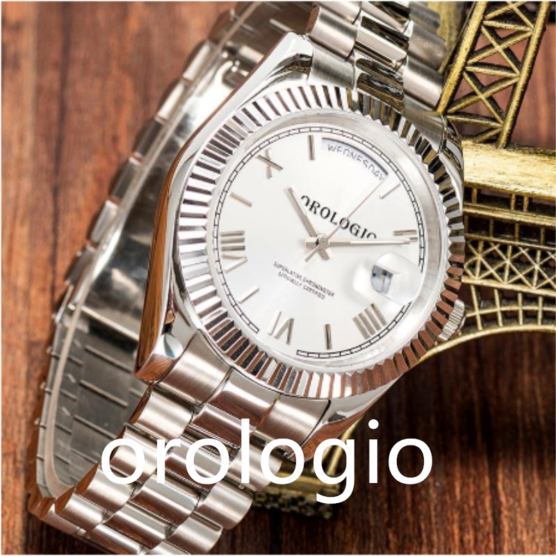 U1 Automatische mechanische horloges Men Big vergrootglas 41 mm roestvrijstalen saffierhoenen horloges mannelijke polshorloges waterdichte lumineuze 300L