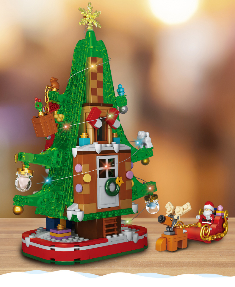 Блоки лепина счастливого рождественского дома Совместимый