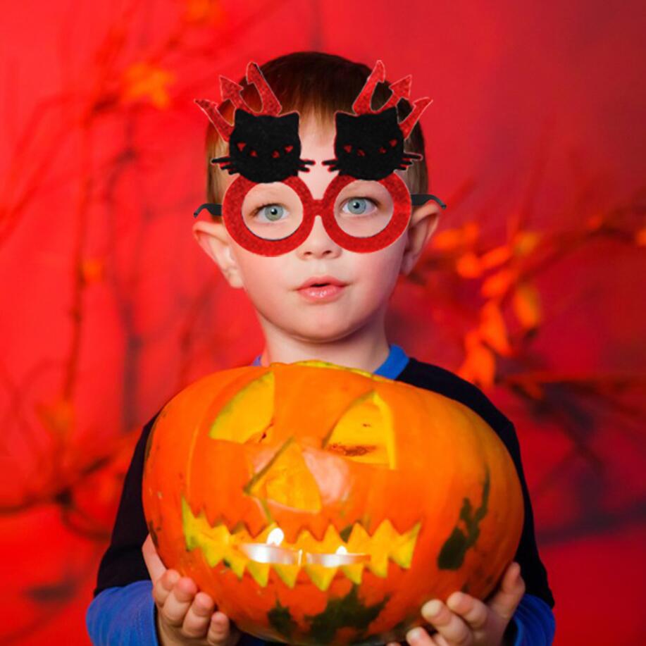 Dekoracja imprezowa Halloweenowe okulary papierowe cosplay okulary pająk nietoperz kształt nowość okular Halloween Kids Kids