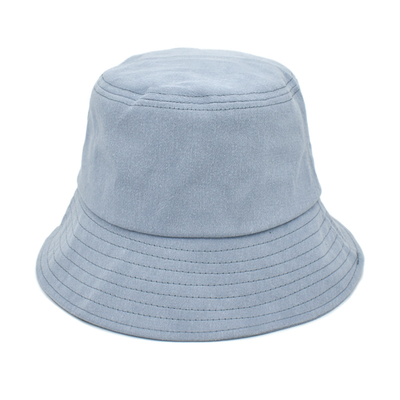 Solid Bucket Hat For Women Men Cotton Shade Hats Women's Beach Cap Men's Basin Caps Woman Man Outdoor Holiday Travel Sunhat