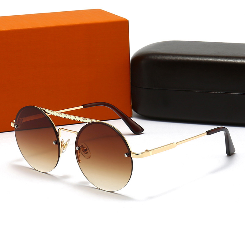 2022 neue Runde Sonnenbrille für Frauen Mode Sonnenbrille Stilvolle Hochwertige Dame UV400 Polarisierte Glas 8526258b