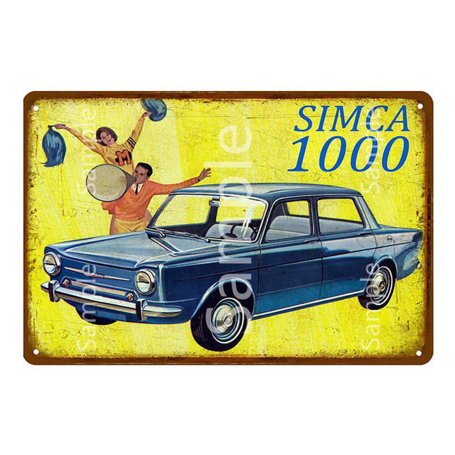 Classic SUV Car Jeep Motor Motal Metal Plate Tin Plate Sign