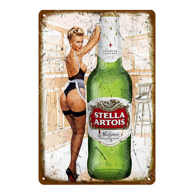 Sports Bar Decor Birra Metallo Pittura Targhe in metallo Pub Bar Cafe Club Decorazione Adesivi murali Art iron Poster Targa vintage Man Cave Dimensioni 30X20CM