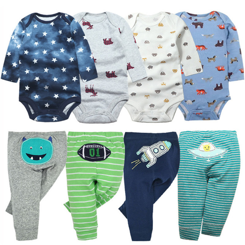 Kleidungssets Baby BodysBaby Hosen Säugling Gestreift geboren Ropa Bebe Kleidung Langarm Overall Junge mädchen Kleidung Set 220916