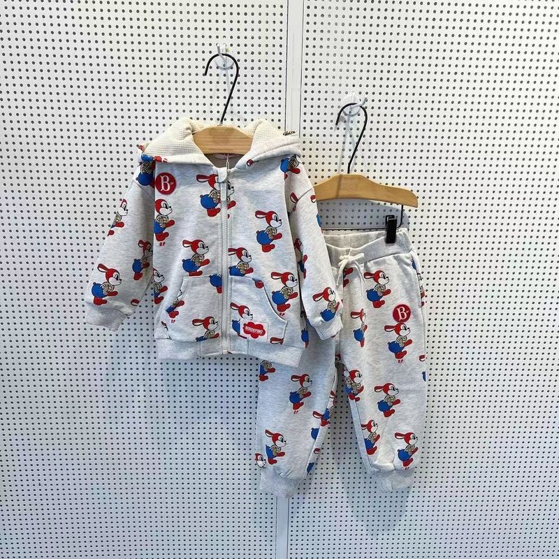 Kledingsets Koreaans merk Kinderkleding Autumn Boys t-shirts broek Cartoon Toddler Sweatshirt Girls Boutique Outfits Infant Baby Tees 220916