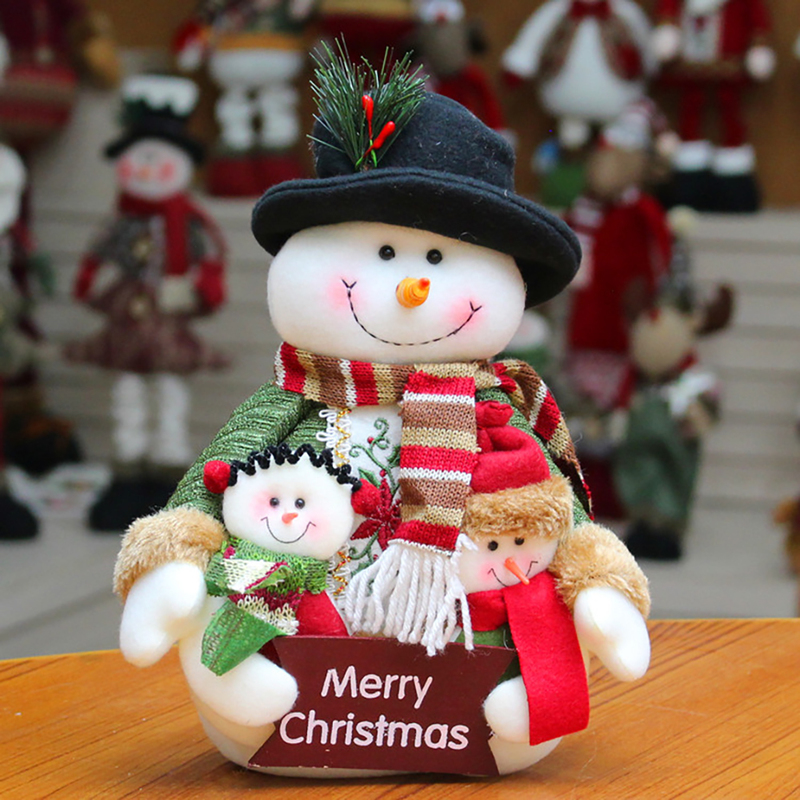 Décorations de Noël Navidad bonhomme de neige décorations de noël arbre de noël père noël pendentif poupées décor de l'année ornements cadeaux de noël pour la maison 220916