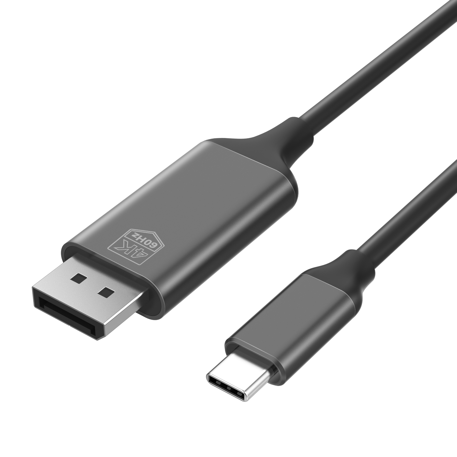 1,8 m kabel typ-C-hane till DP 4K 60Hz HDTV TV Digital AV-adapter för Android Sam Mobiltelefon och anteckningsbok