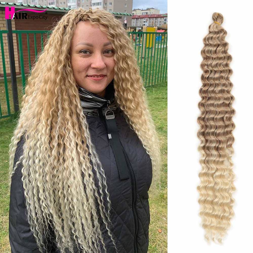 Synthetic For Black 22 28 Inch Freetress Deep Twist Natural Synthetic Braids Ombre Crochet Braiding Expo City