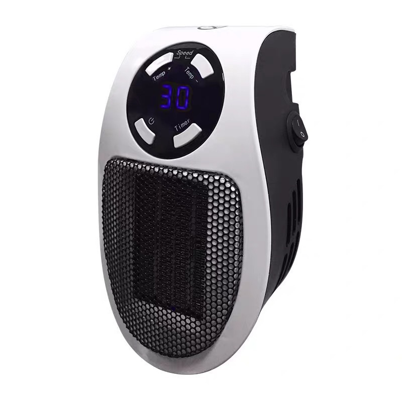 Mini aérotherme électrique à prise murale Portable espace ventilateur chauffage bureau ménage bureau chaleur ventilateur vitesse petit soleil chaleur