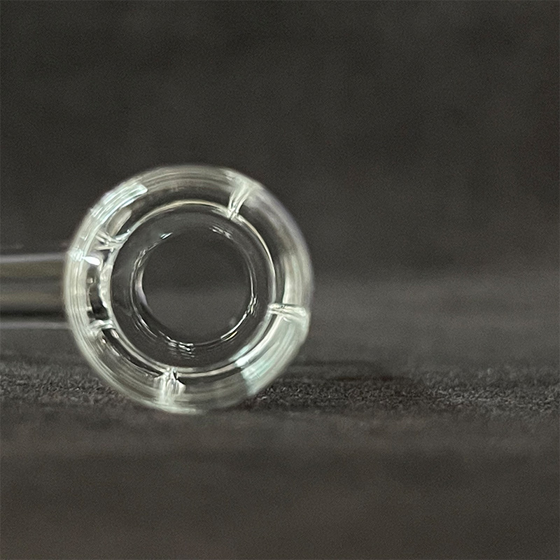 Ny 10mm 14 mm hane frostad gemensam rökning kvarts nagelbanger 45 ﾰ 90 ﾰ rak topp tjock klar glas tillbehör för vatten bong rör