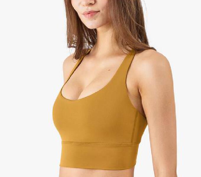 Realfine Tanks 5A Lumon Yoga Vest Bra Sports Tank Camis for Women Size S-XL