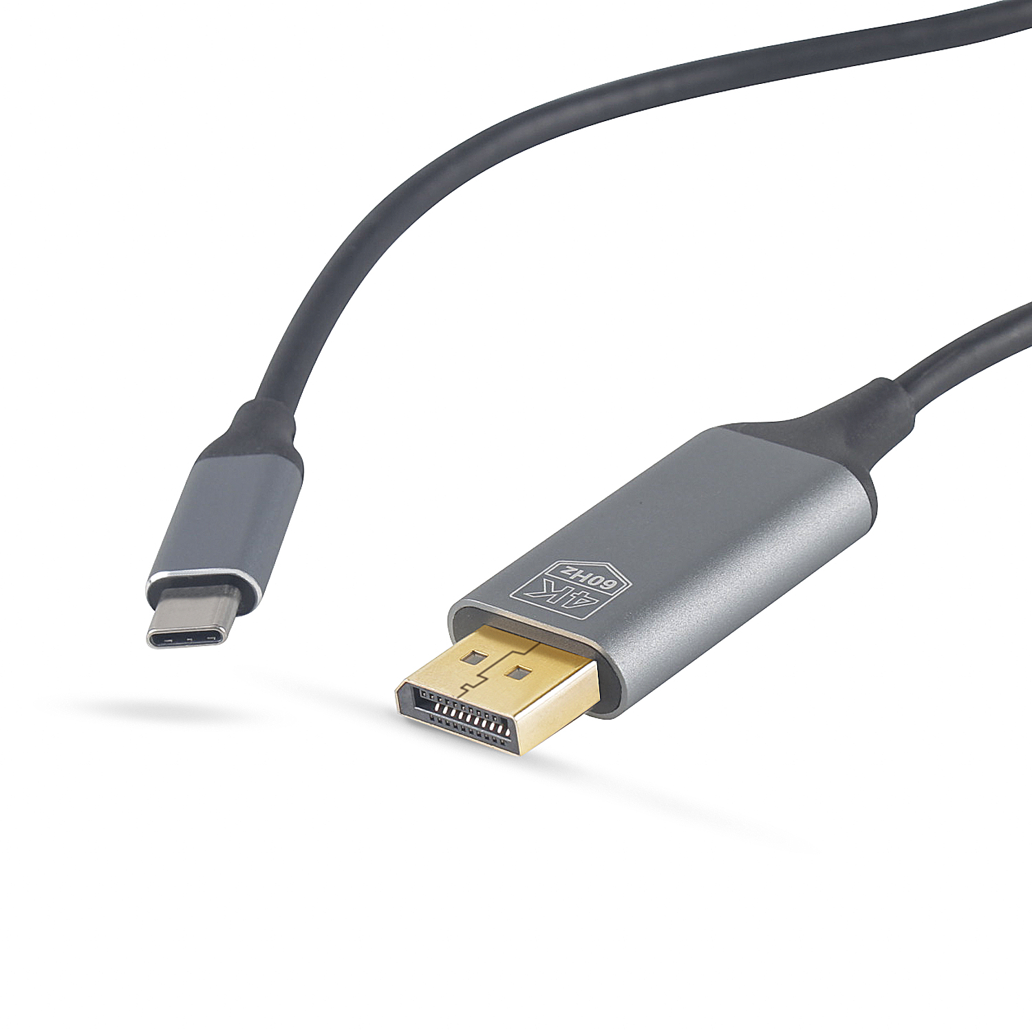 1,8 m kabel typ-C-hane till DP 4K 60Hz HDTV TV Digital AV-adapter för Android Sam Mobiltelefon och anteckningsbok