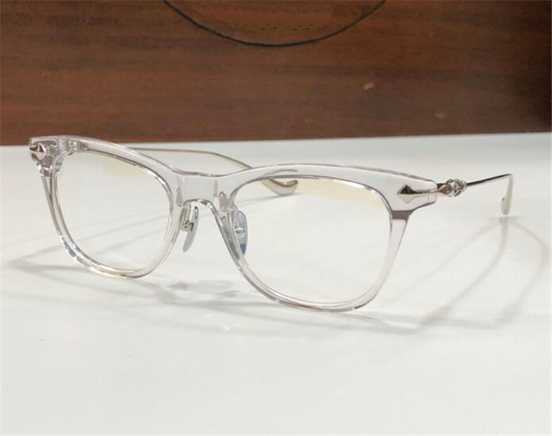 Ny modedesign Cat Eye Frame Eyewear Drag King Versatile Optical Glasses Retro Simple Style With Box Can Do receptlinser