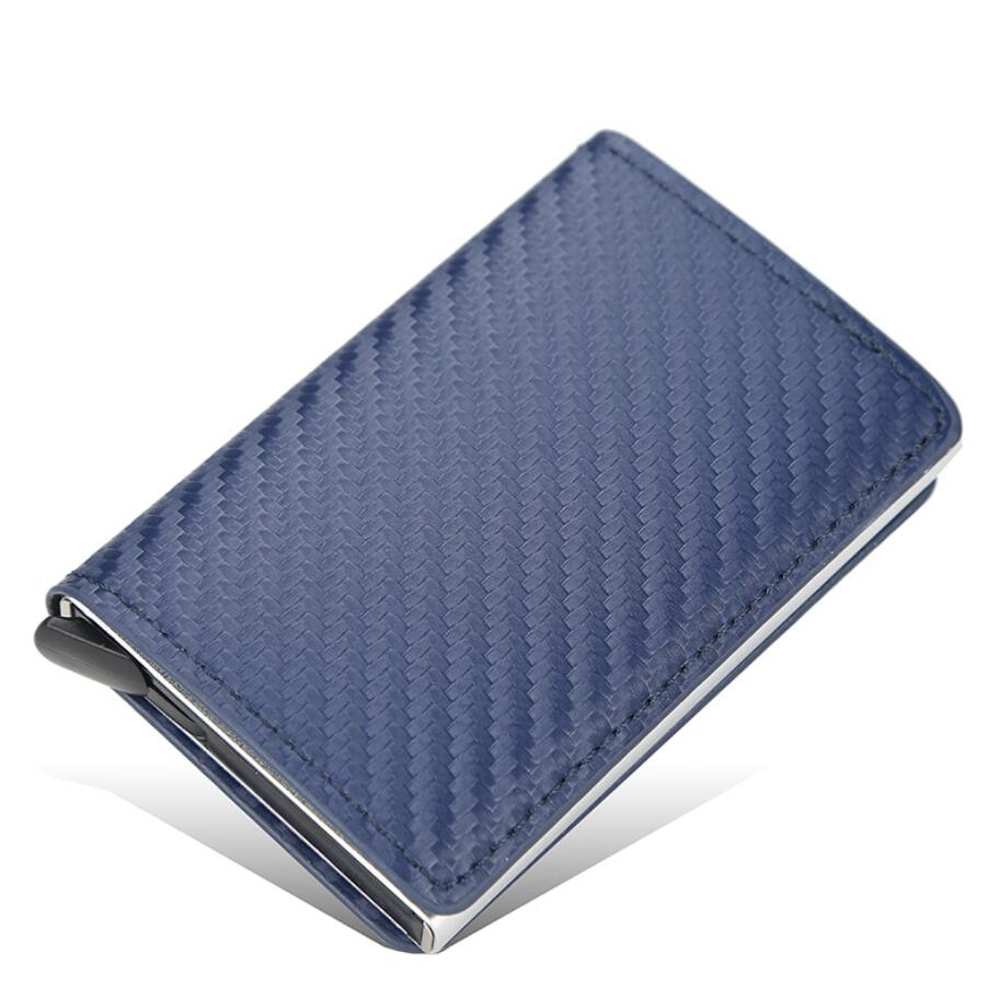 Anti-theft ID Credit Card Holder Money Clips Thin Aluminium Metal Wallets Pocket Case Bank Women Men Mini wallet Box