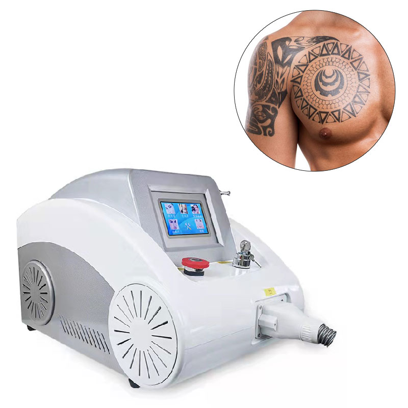 Schoonheidsartikelen Q-Switched ND YAG Laser Tattoo Removal Machine Pigmentation Verwijder niet-invasief