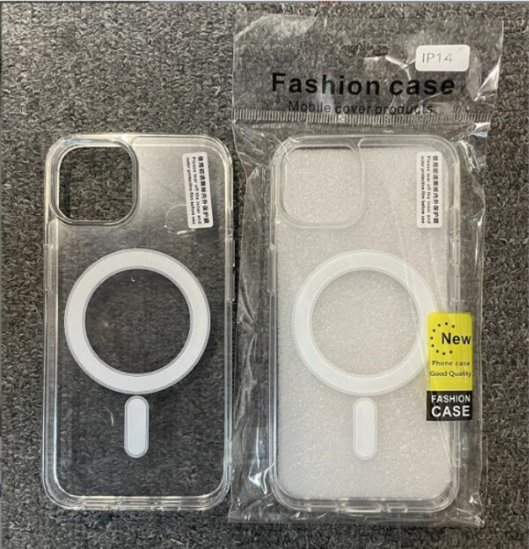 Magsoge透明なクリアアクリル磁気衝撃携帯電話ケースiPhone 15 14 13 12 Mini 11 Pro Max XR XS X 8 7 Plus互換性のあるMagsafe Charger S23 Ultra