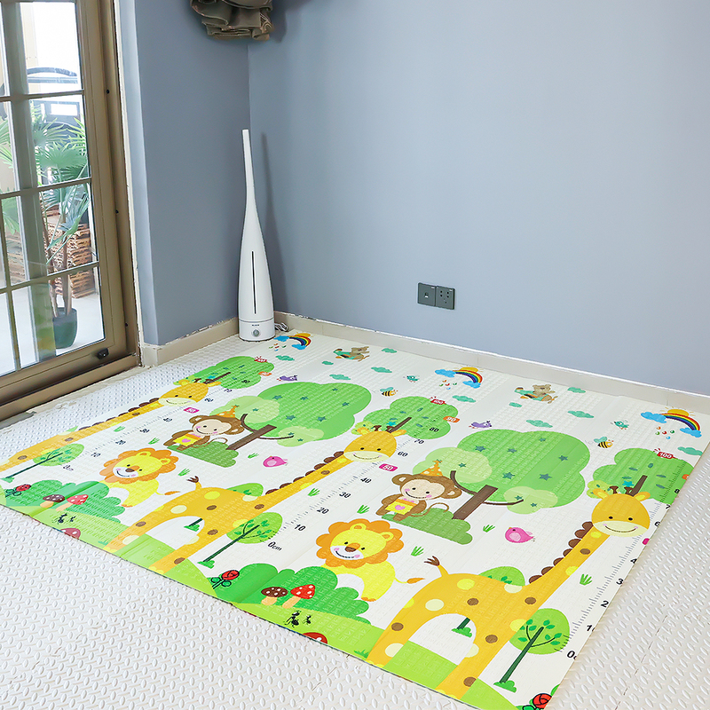 Spela Mats 200x180cm vikbar tecknad Baby Xpe Puzzle Children Climbing Pad Kids Rug Games Room Toys 220916