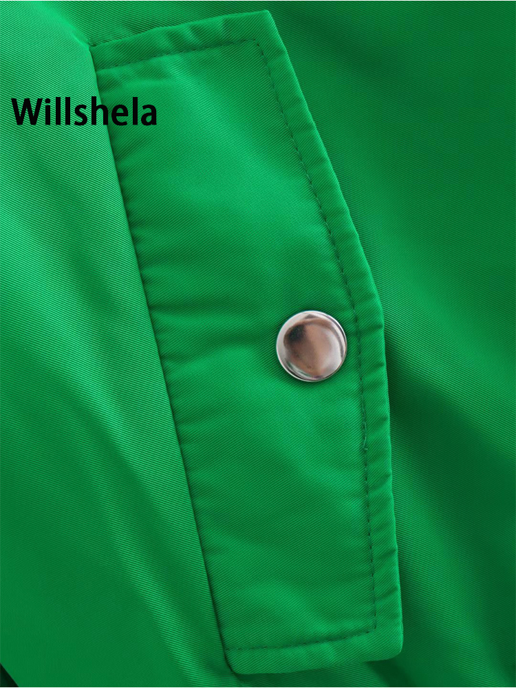 レディースジャケットウィルシェラ女性ファッション特大のボンバーコートとポケットフロントジッパーヴィンテージオネック長袖女性シックアウトウェア220916