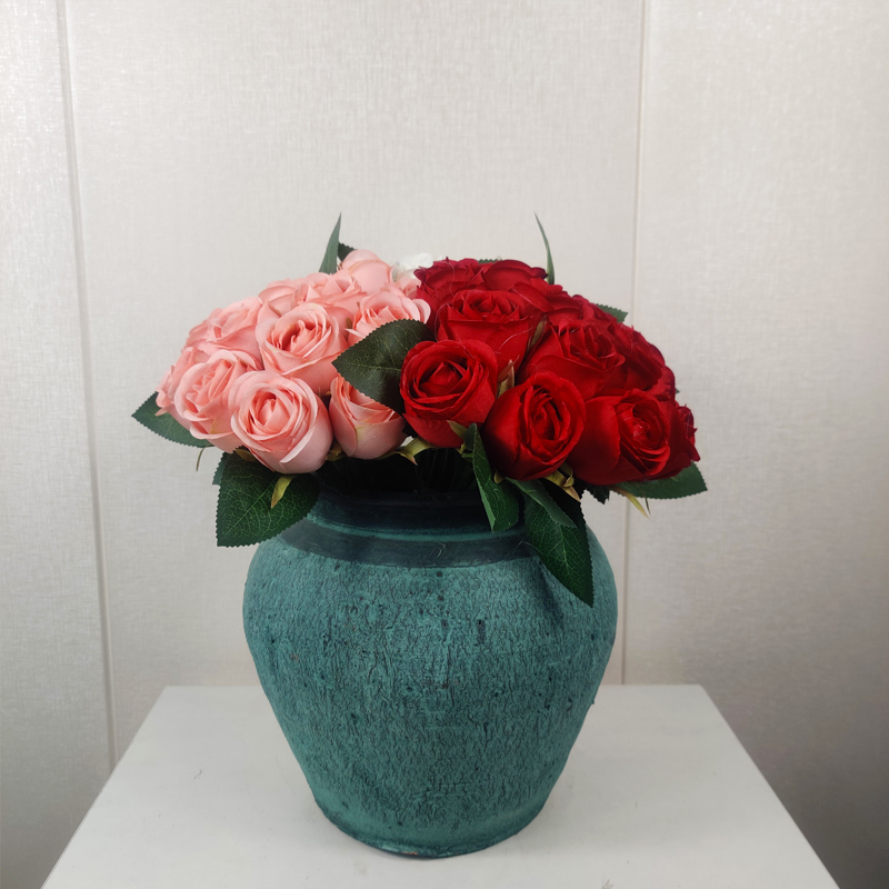 D￩coration de No￫l Ang Mariage D￩coration Fleurs Salon Artificiel Flower Housemarming Pendant 12 Fangfei Roses