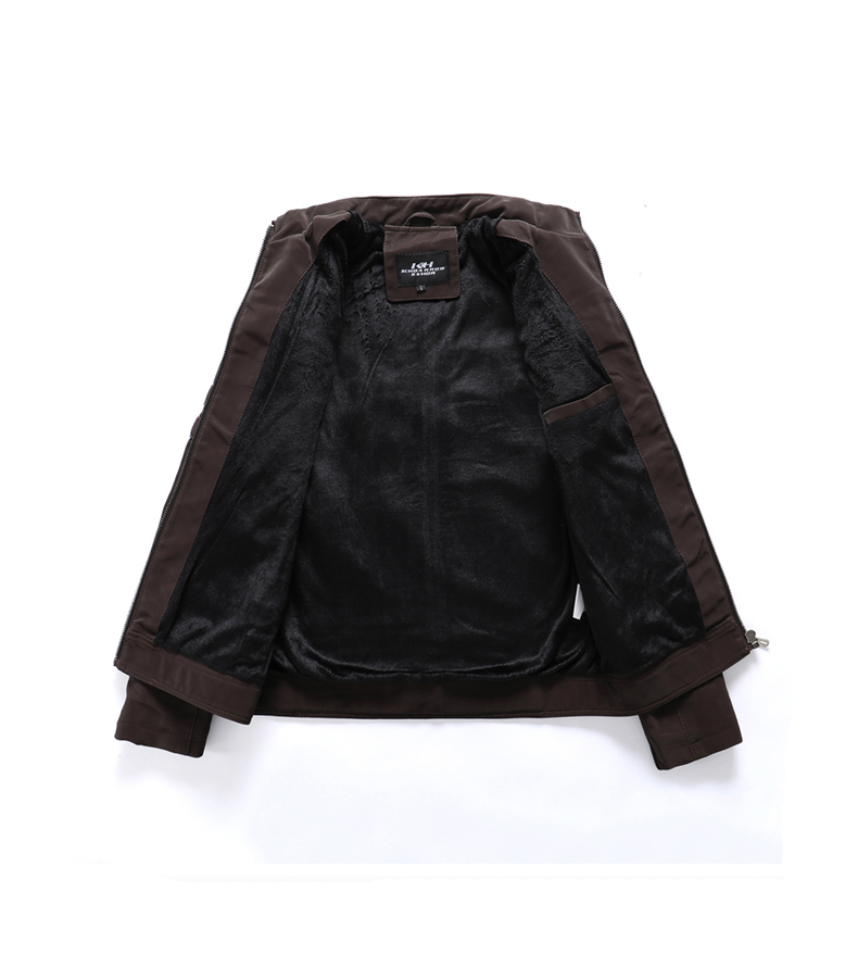 Hommes Vestes Hommes Hiver Marque Veste En Cuir Casual Moto Hiver Intérieur Polaire PU Manteau Faux Cuir Vestes Hommes Vêtements Streetwear 220919