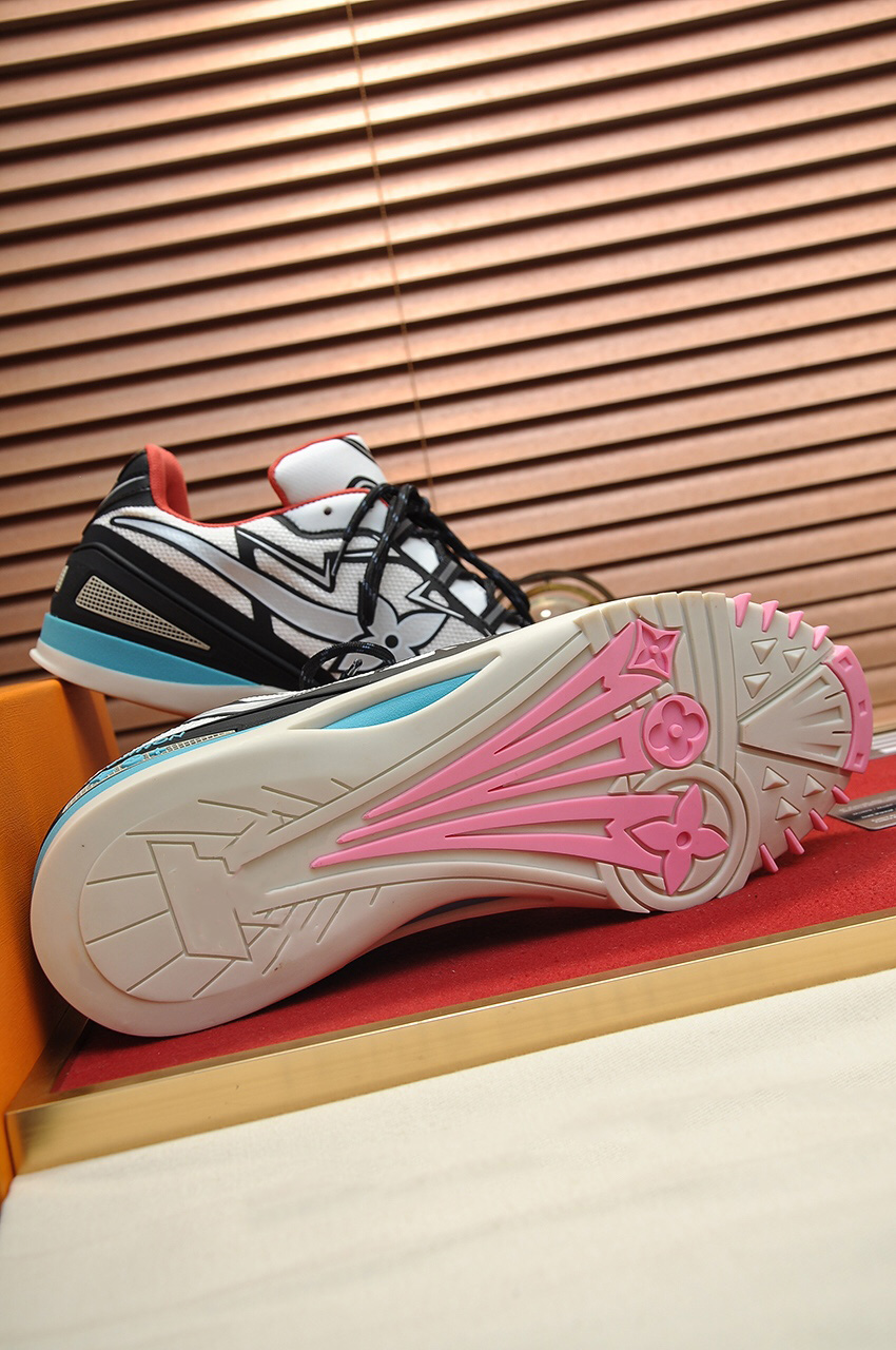 Designer casual skor sport sneakers fotboll boot-inspirerad sprint sneaker m￤n kvinnor med l￥da
