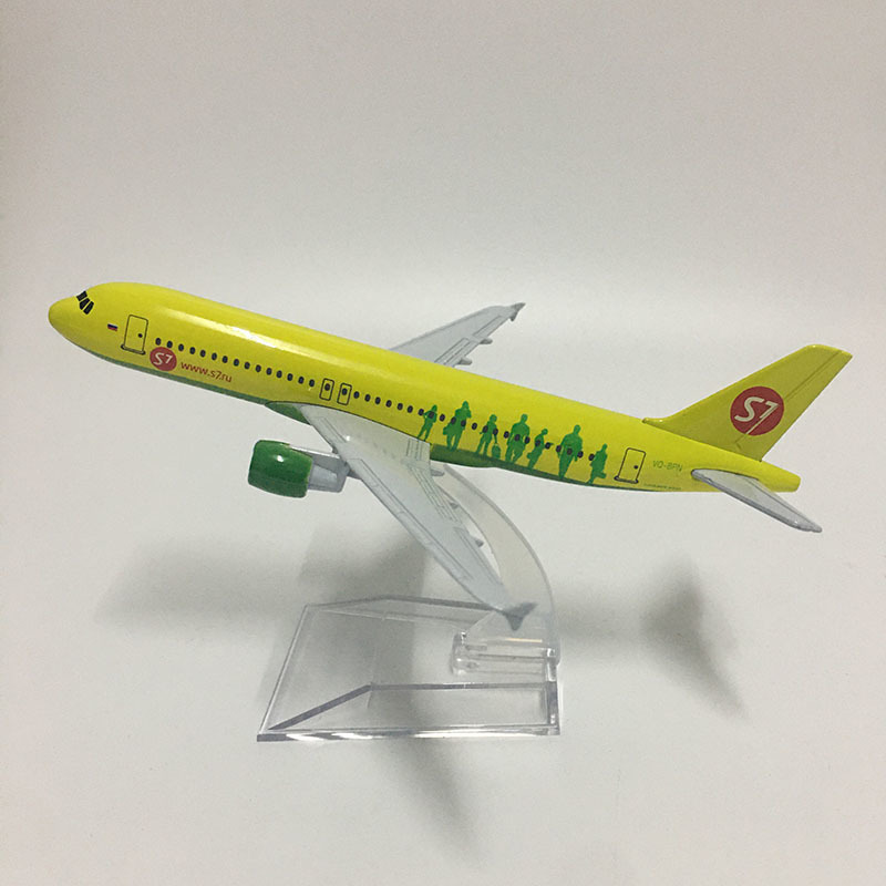 Diecast Model Araba Jason Tutu Rus Havayolları Sibirya S7 Uçak Modeli Aeroflot Airbus 320 Uçak Metal 1/400 Ölçekli Düzlem Oyuncak 220919