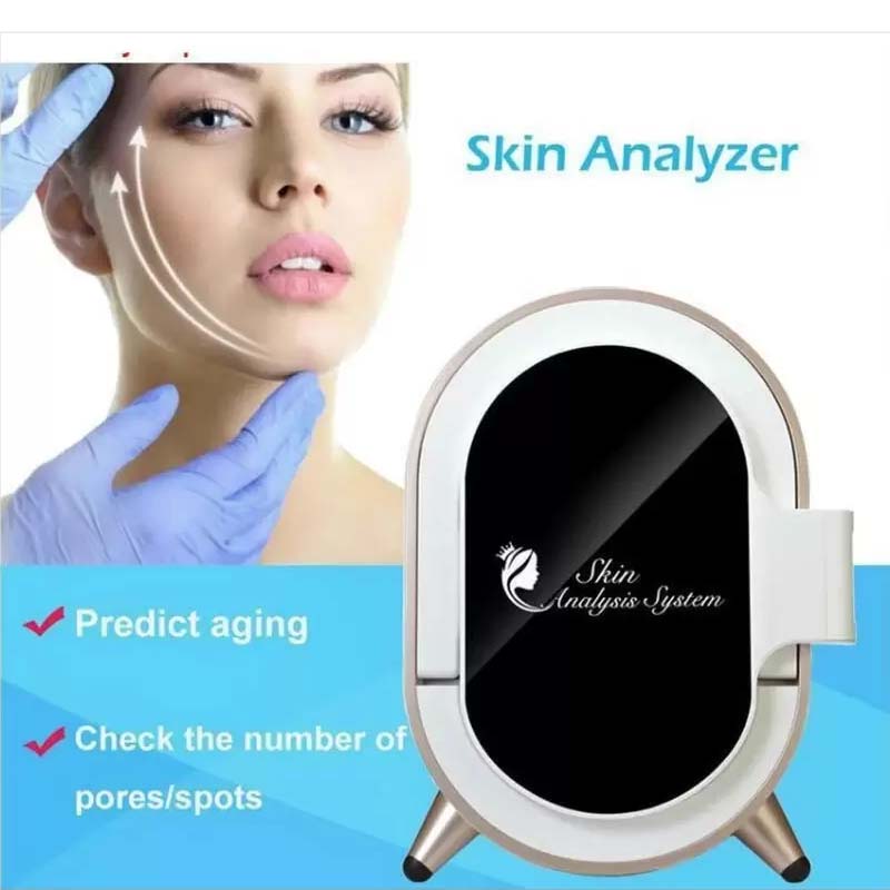 Analyse d'analyse de la peau multifonctionnelle Analyseur de scanner de peau diagnostiquer les skins Condition de traitement facial Magic Mirror Tester Beauty Salon Salon