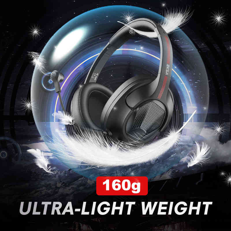 Headsets EKSA E3D Gaming Headset Gamer 3.5mm Stereo Wired Headphones with Microphone Noise Cancelling For PC/PS4/Xbox One/Nintendo Switch T220916