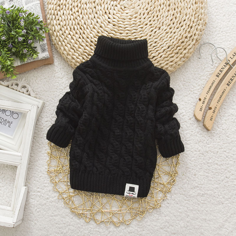 Pullover IENENS Kinder Mädchen Pullover Trikots Rollkragen Pullover Baby Winter Tops Einfarbig Pullover Herbst Junge Mädchen Warme Pullover Pull 220919