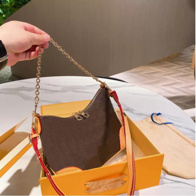 حقيبة مصممة لوكسوريس مصممة كلاسيكية حقيبة جلدية حقيقية الإبط أزياء سيدة الشهيرة كروس كتف الكتف محفظة راسفة الحزمة
