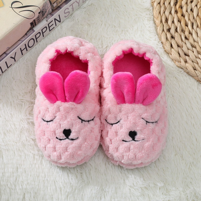 Slipper babymeisjes katoen s winter kinderen schattige witte wolken pluche s jongens thuisschoenen niet slip warm 220916