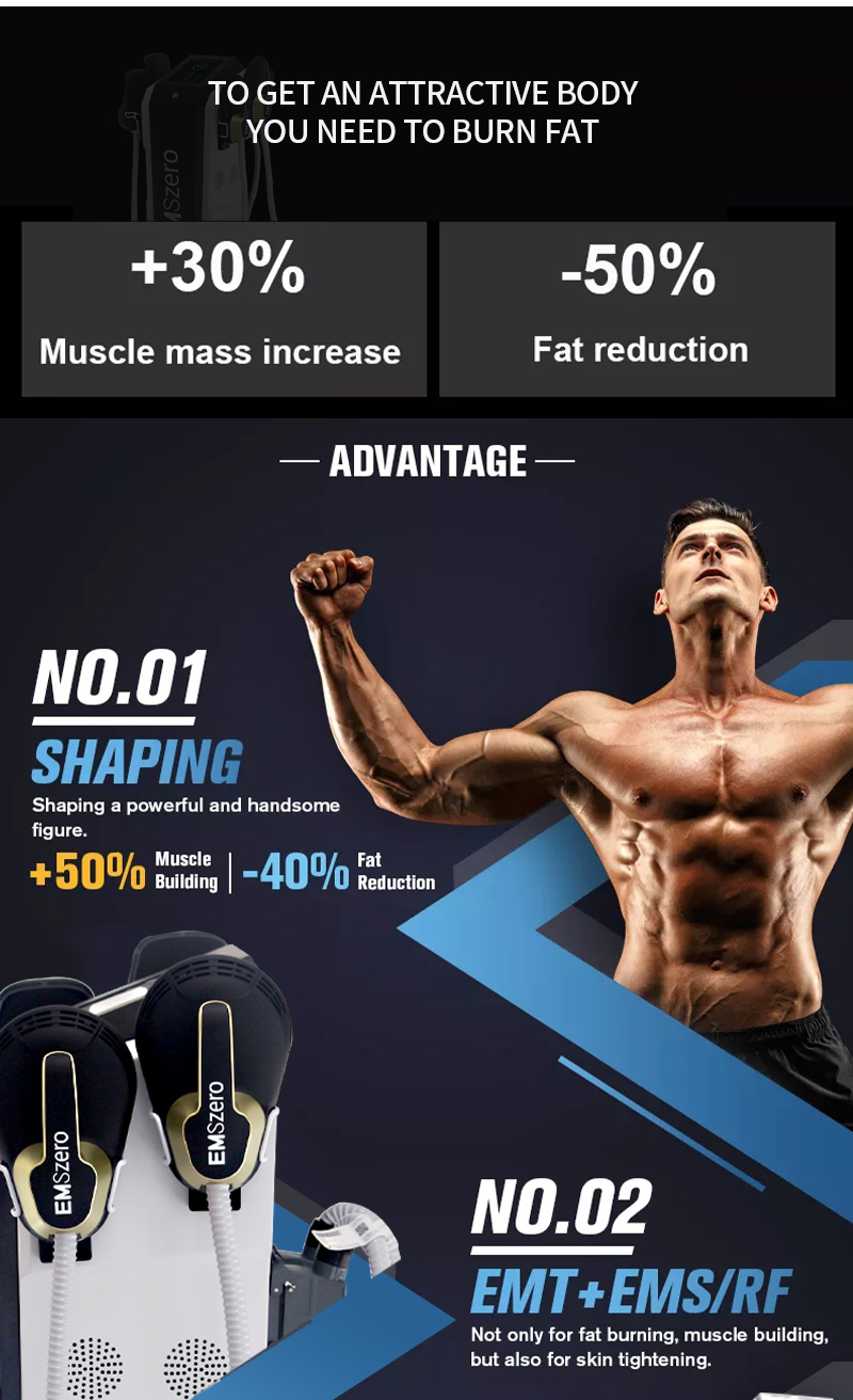 EM Slim Slimming Create Muscle Machine Machine Burn Burn Chasing Body Conversion 4 Heallers Professional Professional Emszero