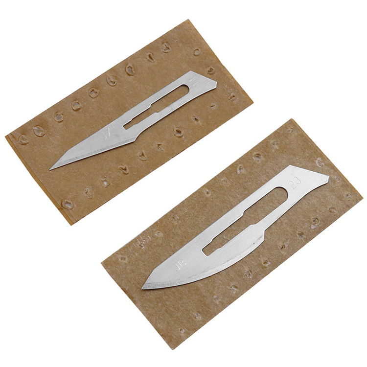 Bıçak 10 adet no. 11 veya 23 Karbon Çelik Cerrahi neşter bıçakları 1 adet saplı neşter DIY kesme aracı PCB onarım hayvanı