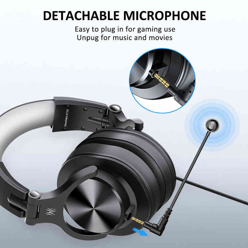 Kulaklıklar Oneodio Kablolu Oyun Kulaklık Gamer USB USB PC Bilgisayar için Çıkarılabilir Mikrofonlu 3,5mm Kulak Oyun Kulaklıkları PS4 Xbox T220916