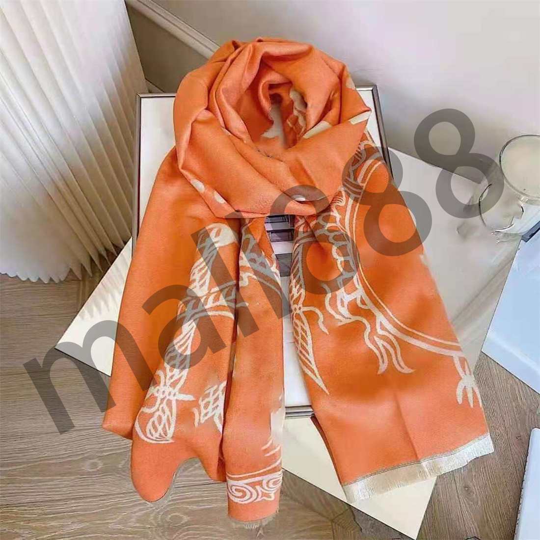 Autumn Winter Classic Carriage Cashmere Sconsty Men and Women Mulher All-Match Shawls Doublesides Shawls Shawl Moda
