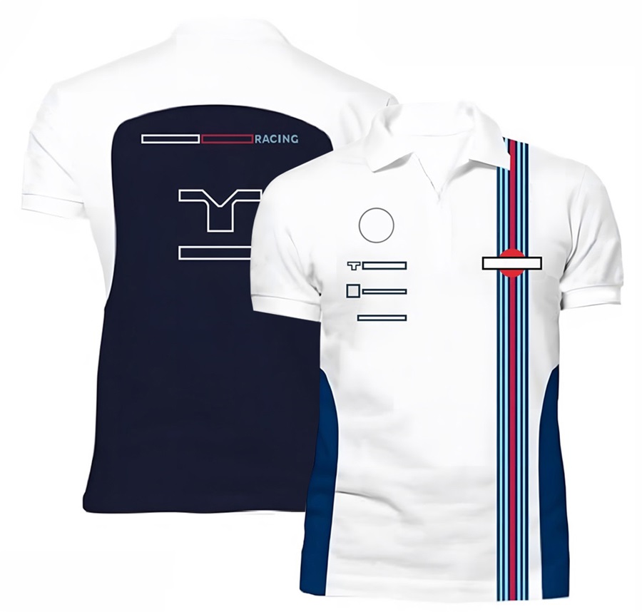 Formula 1 T-shirt New Season F1 T-shirts Polo Shirts Driver Lapel Racing Jersey Motorsport Fans Mens Breathable Casual Short Sleeve