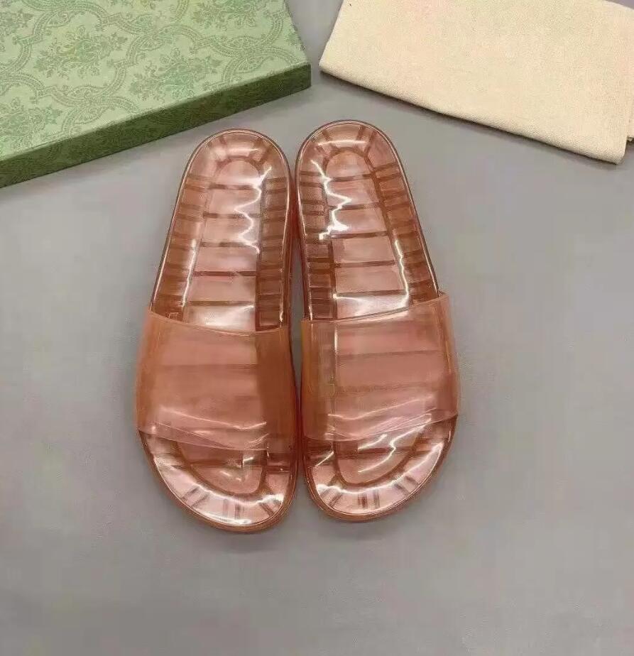 Klassieke zomercartoon slippers mode luie brief ontwerper dames schoenen mannen strand flops sexy platform dame sandalen badkristal rubber schoen groot formaat 36-42-45