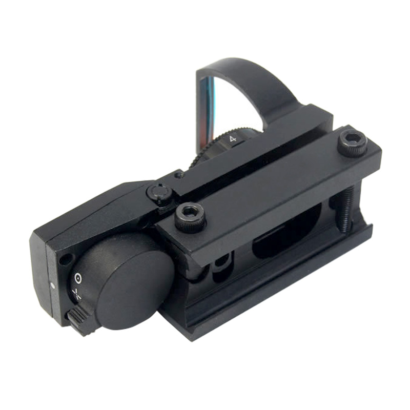 Tactical 1x22x33 Red Dot Scope Multi-Reticle 4 Type Reticle Reflex Sight Hunting Riflescope Picatinny Rail
