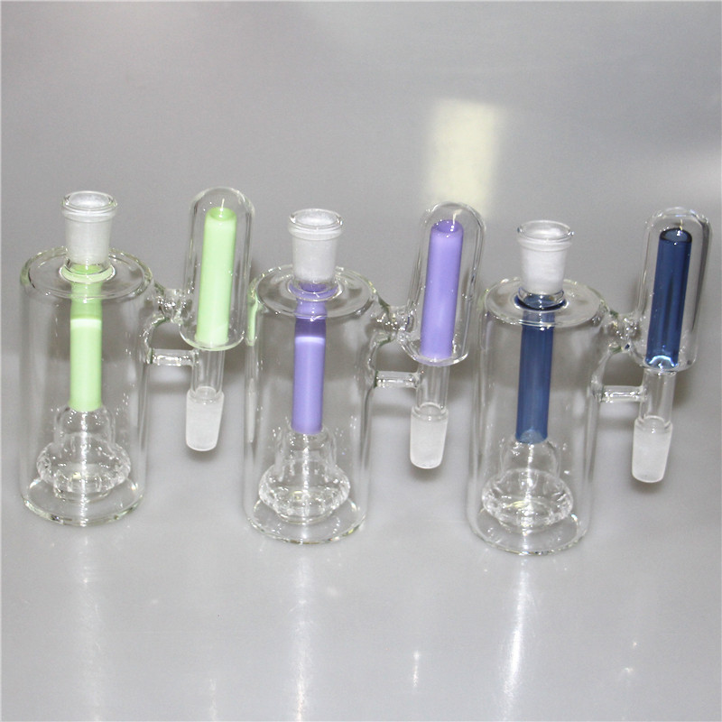 Narguilé Bong verre Cendrier Bol Bubbler 14mm 18mm Mâle Joint Percolateur Huile Dab Rig Tuyau De Fumée Accessoire