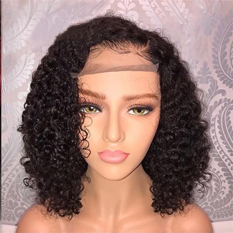 360 250%13inches Synthetic Lace Front Wig Simulation Human Hair Wigs Perruques De Cheveux Humains with Baby Hair