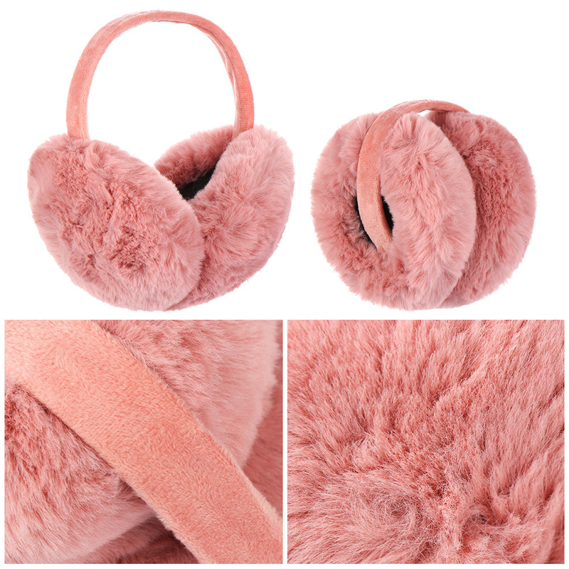 Cache-oreilles Hiver Chaud En Peluche Muff Doux Casque Style -cap Rabat Pliable Dames Ski En Plein Air Anti-Pare-Brise Plus Chaud 220920