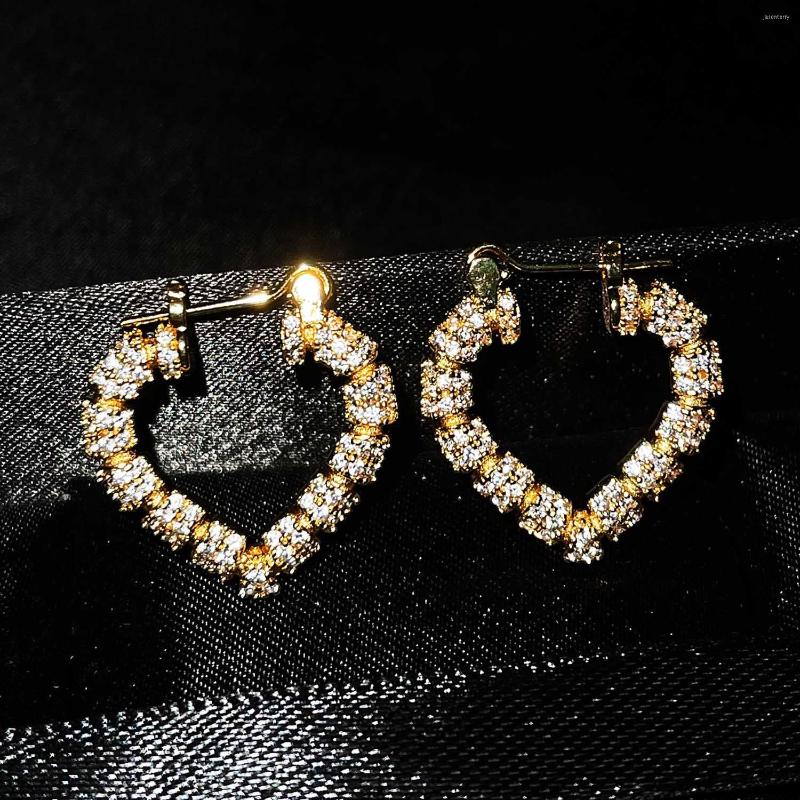 Серьги-гвоздики, золотые украшения с бриллиантами для женщин Aros Mujer Oreja Orecchini Bizuteria, однотонные желтые девушки282Z