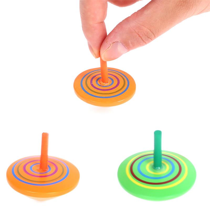 Gros enfants bois loisirs main Spinne jouets en bois Fidget Spinner pour enfants classique toupie maternelle cadeau