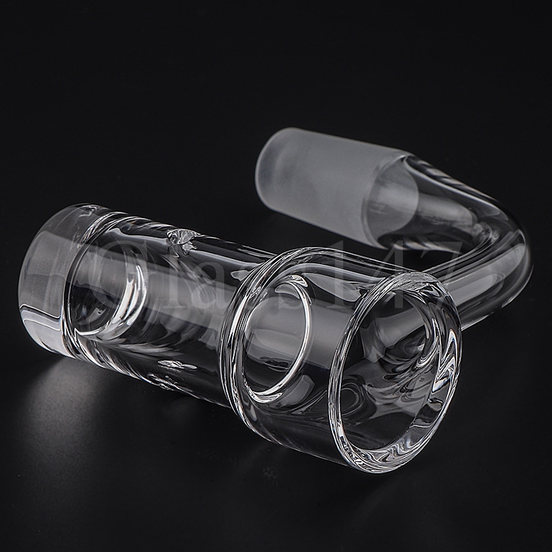 Roken Volledige Weld Auto Spinner Quartz Banger Afgeschuinde Rand Naadloze 25mmOD Nagels Met Dichro Glazen Kap Geëtste Terp Pijlers Voor Glazen Water Bong Dab Rigs Pijpen