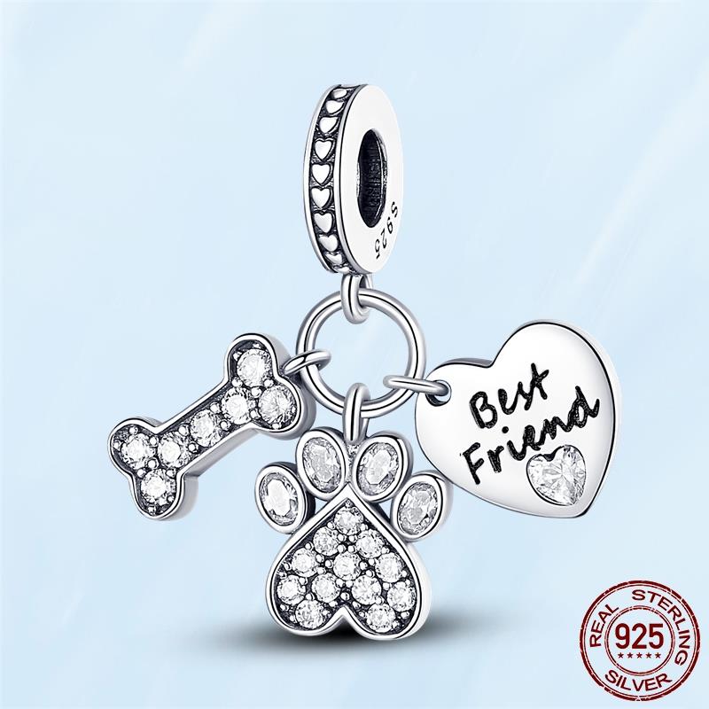 925 Gümüş Fit Charm 925 Bilezik Balon Demon Göz Pembe Şarabı Cazibeleri Set Kolye Diy İnce Boncuklar Jewelry4966331