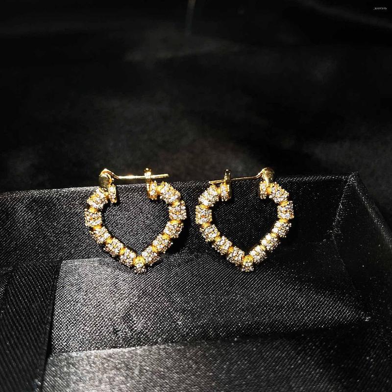 Серьги-гвоздики, золотые украшения с бриллиантами для женщин Aros Mujer Oreja Orecchini Bizuteria, однотонные желтые девушки282Z