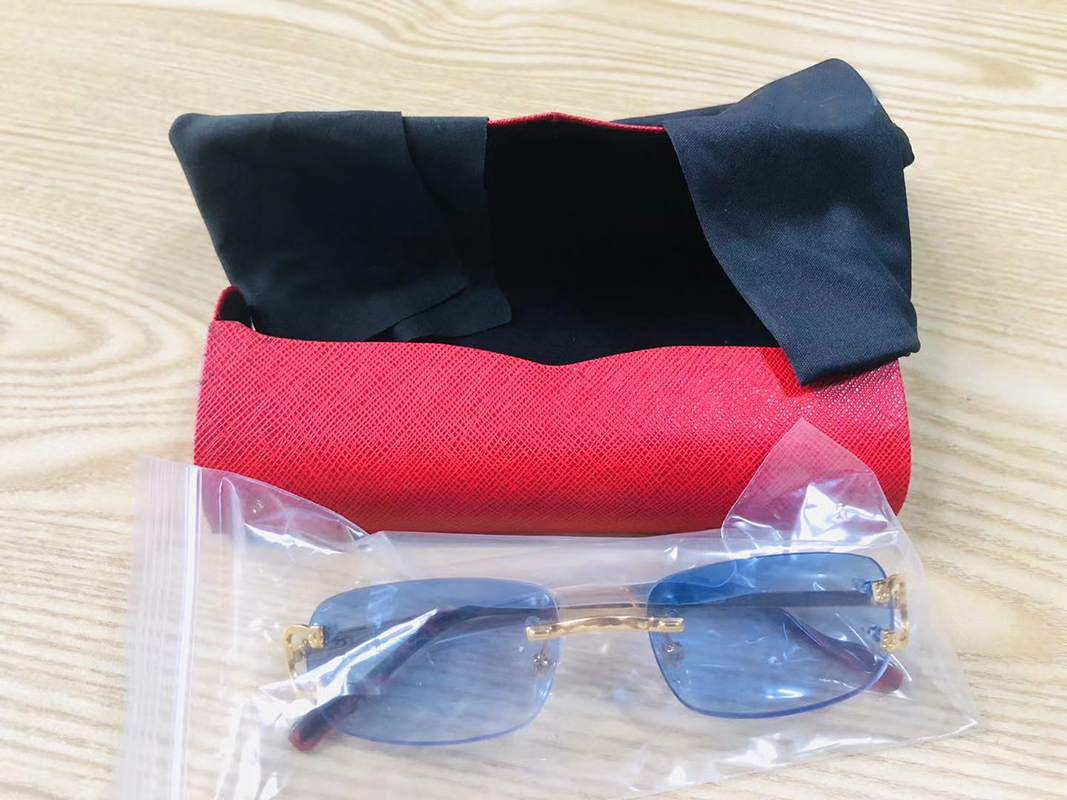 Designer Sunglasses Mens Woman Cleef Frame Round Luxury Brand Carti Sun Glasses Men Women Buffs Ovel Rimless Frameless Metal Panther Silk Eyeglasses Original Boxes
