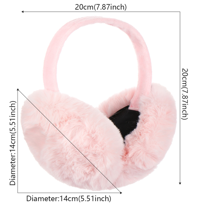 Ear Muffs Winter Warm Plush Muff Soft Headphone Style -Cap Foldbar Flap Ladies Outdoor Skiing Anti -Windshield Warmer 220920