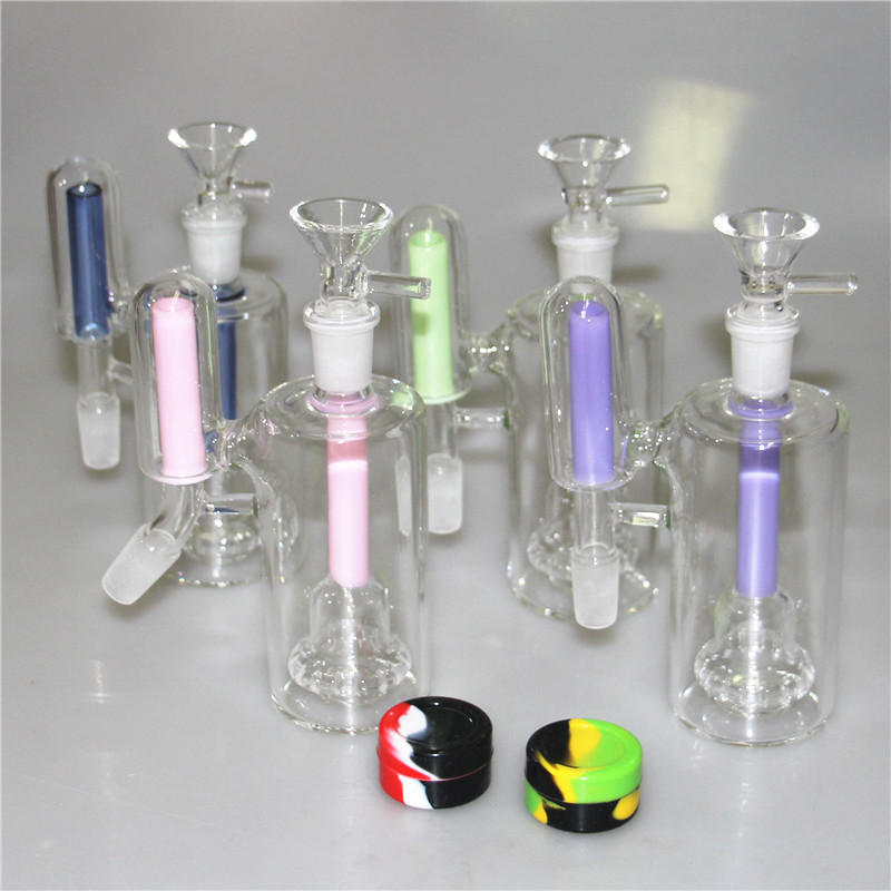 Ash catcher Bongs 물 담뱃대 Ashcatcher 18mm 90도 물 파이프 봉 유리 파이프 18.8mm heady Ash Catchers 흡연 액세서리 물 담뱃대