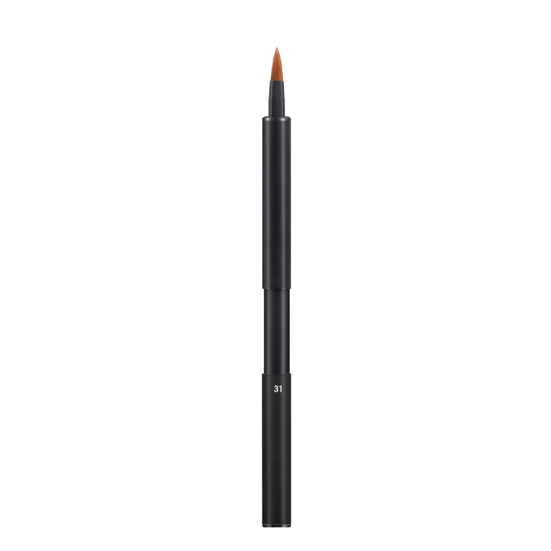 Einziehbarer Lippenpinsel Nr. 31 Das perfekte Werkzeug zum Auftragen von Lippenstift und Glanz. Make-up-Pinsel aus synthetischem Haar9211509